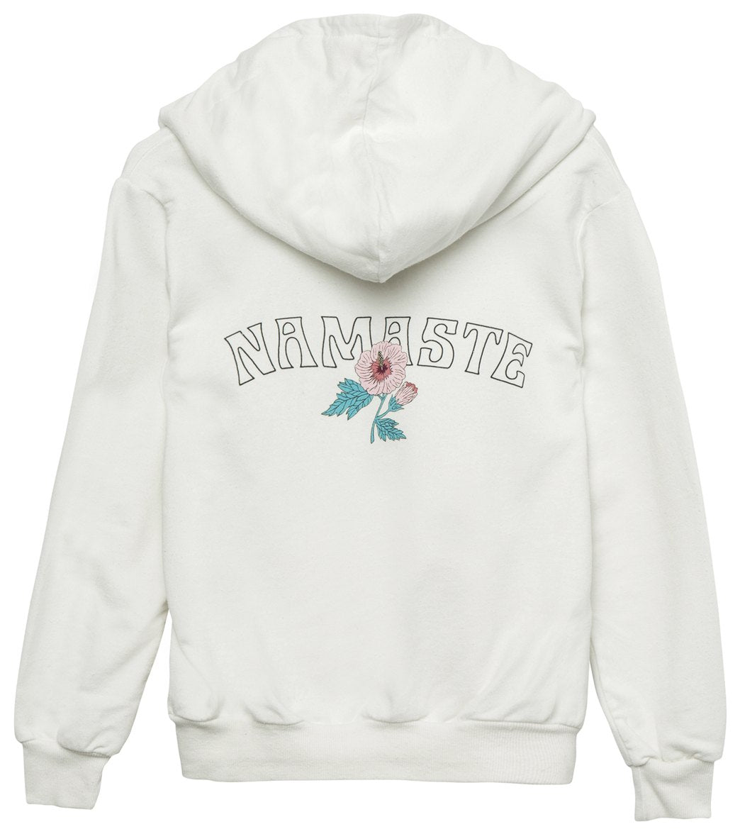 Spiritual Gangster Girls Namaste Hibiscus Pullover Hoodie