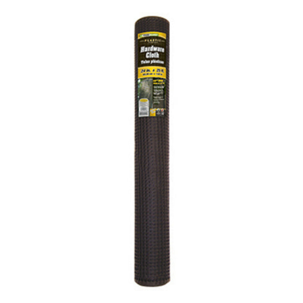 YardGard® 889231A Plastic Hardware Cloth Roll, Black, 1/2" Mesh, 24" x 25'