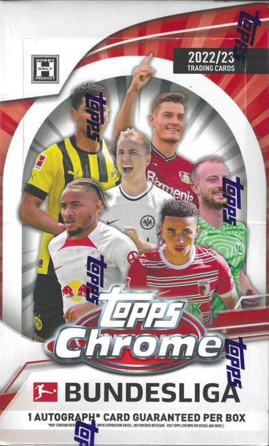 2022/23 Topps Chrome Bundesliga Soccer Hobby Box