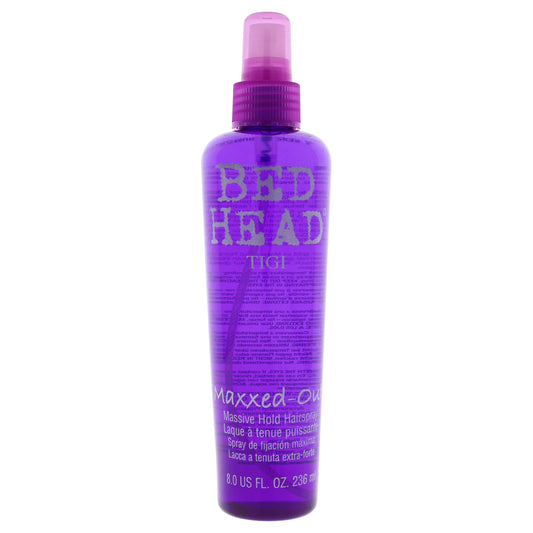 Tigi Bed Head Maxxed Out Massive Hold Hairspray by TIGI for Unisex - 8 oz Hair Spray