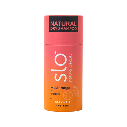 Slo Natural Beauty Natural Dry Shampoo Dark Hair Wild Orange + Cacao 35g