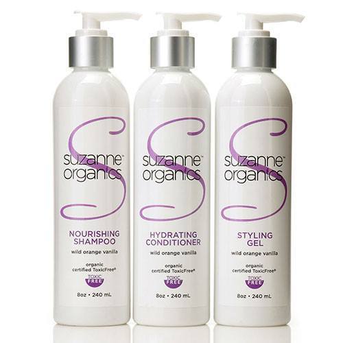 SUZANNE Organics Wild Orange Vanilla 3-Piece Haircare Set